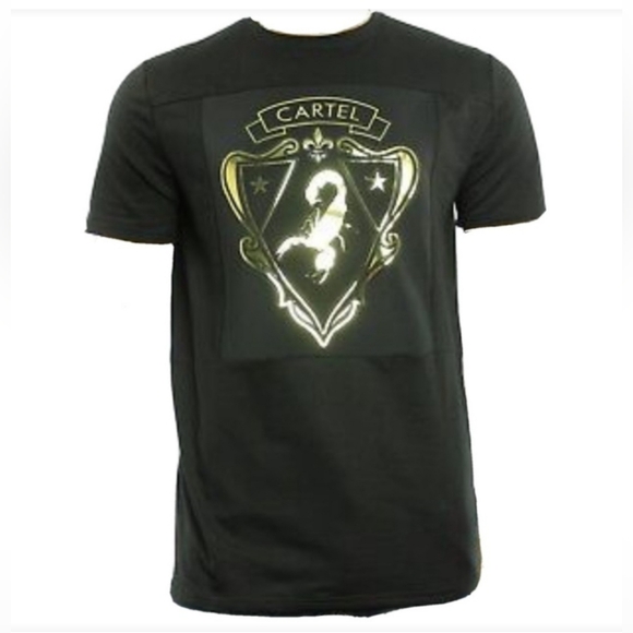 Hudson Outerwear Men’s Cartel T-Shirt Black / Gold Size: Large - Picture 1 of 9